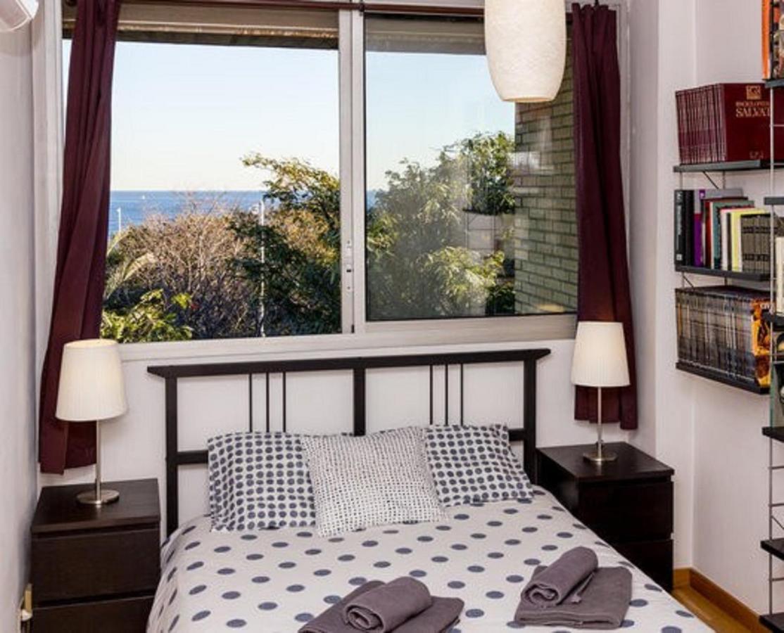 Vila Olimpica Skyline Barcelona Zimmer foto