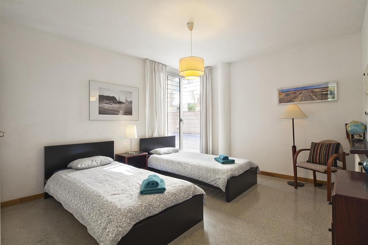 Vila Olimpica Skyline Barcelona Zimmer foto