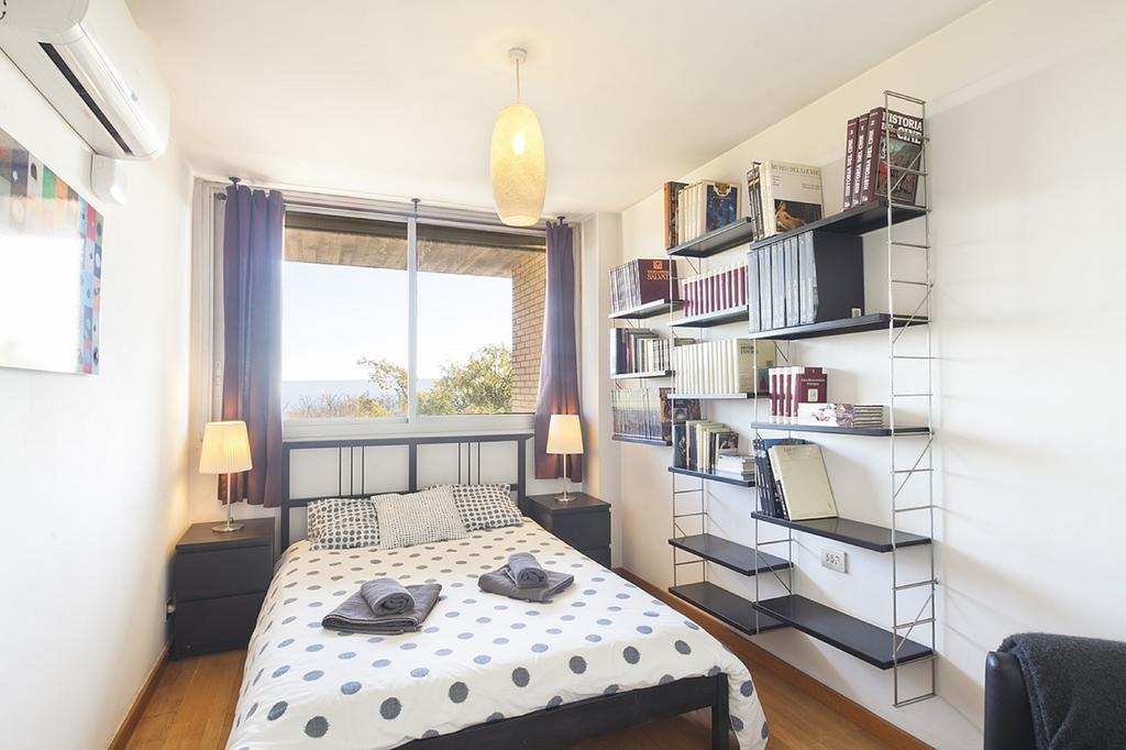 Vila Olimpica Skyline Barcelona Zimmer foto